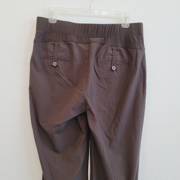 Duo Maternity Stretch Brown Pants Women's Size Medium Maternity - Picture 6 of 14